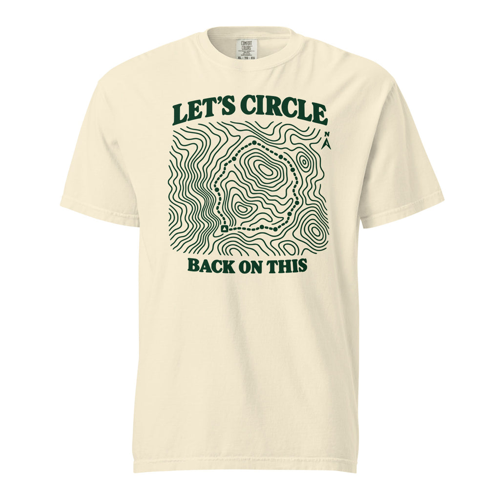 Ivory Comfort Colors 1717 Circle Back front design