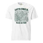 White Comfort Colors 1717 Circle Back front design