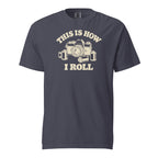 This Is How I Roll Tee — Navy — front