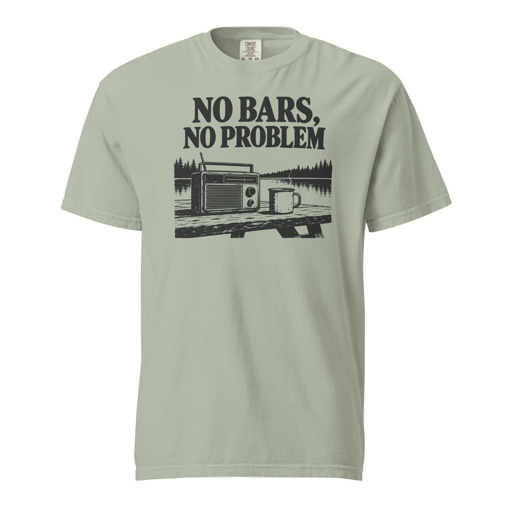 No Bars, No Problem Tee — Bay — front