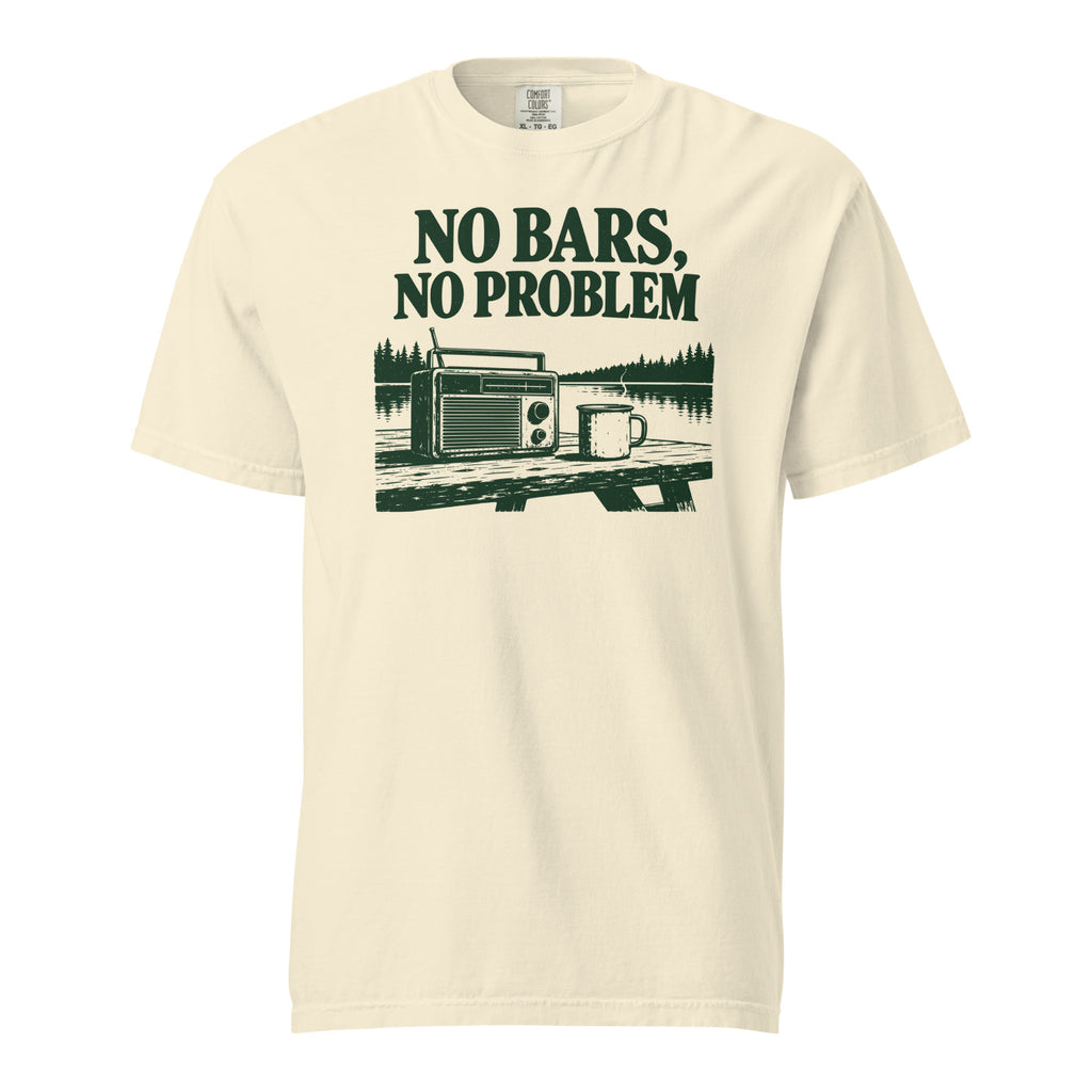 No Bars, No Problem Tee — Ivory — front