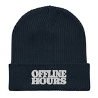 Oxford Navy — white embroidered wordmark